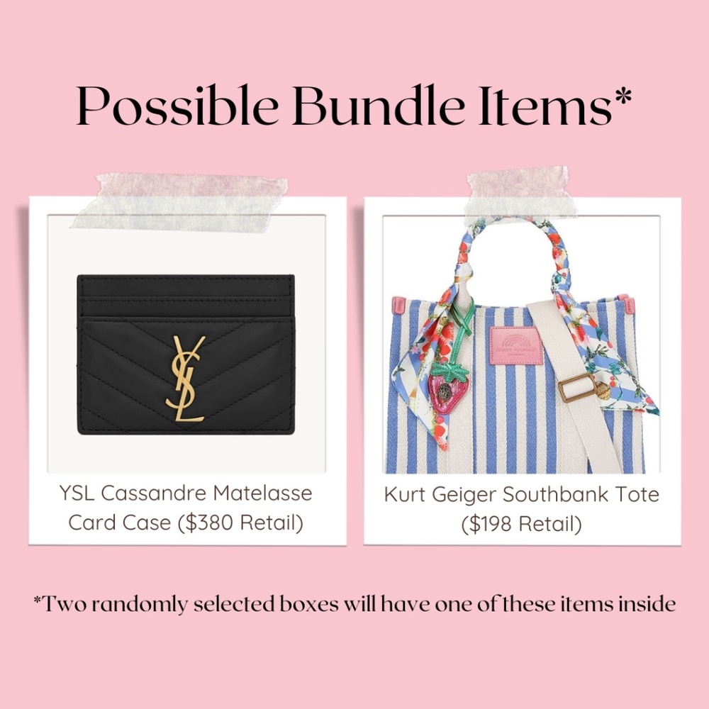 MYSTERY BOXES feat. Kate Spade & Coach - May Include YSL or Kurt Geiger - Picture 2 of 8